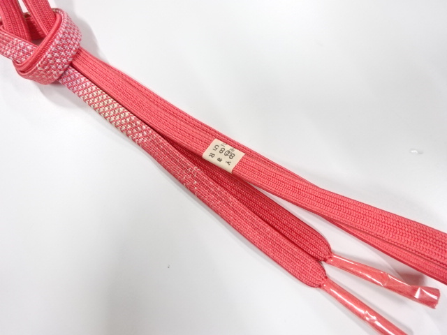 未使用品　正絹　手組帯締め